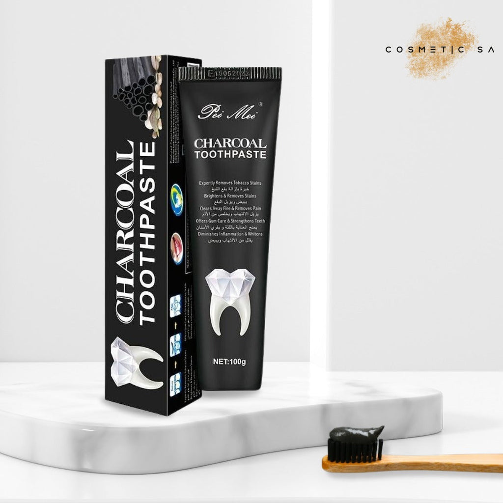 🦷✨ Dentifrice au Charbon Actif BECKON – Blancheur & Fraîcheur Intenses ✨🦷