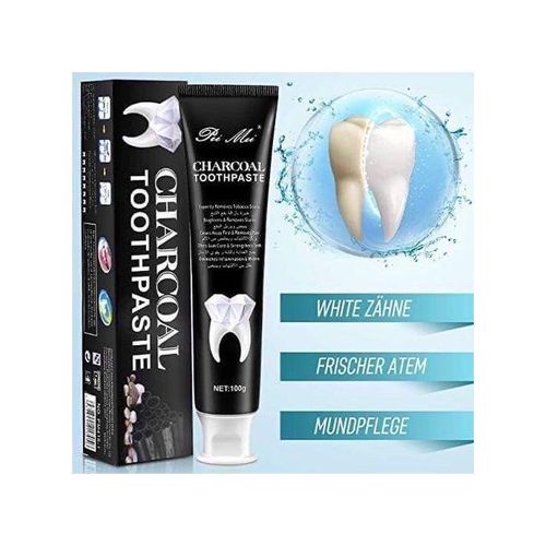 🦷✨ Dentifrice au Charbon Actif BECKON – Blancheur & Fraîcheur Intenses ✨🦷